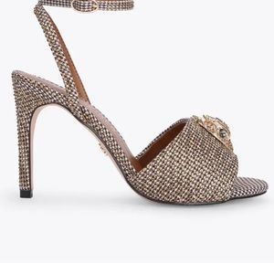 Kurt Geiger Kensington Houndstooth Sandal Heel